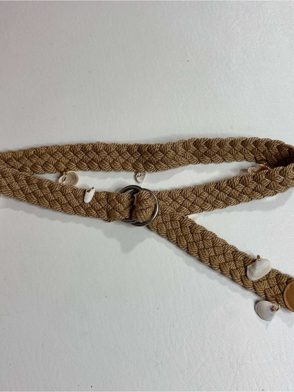 Braided Relic seashell belt